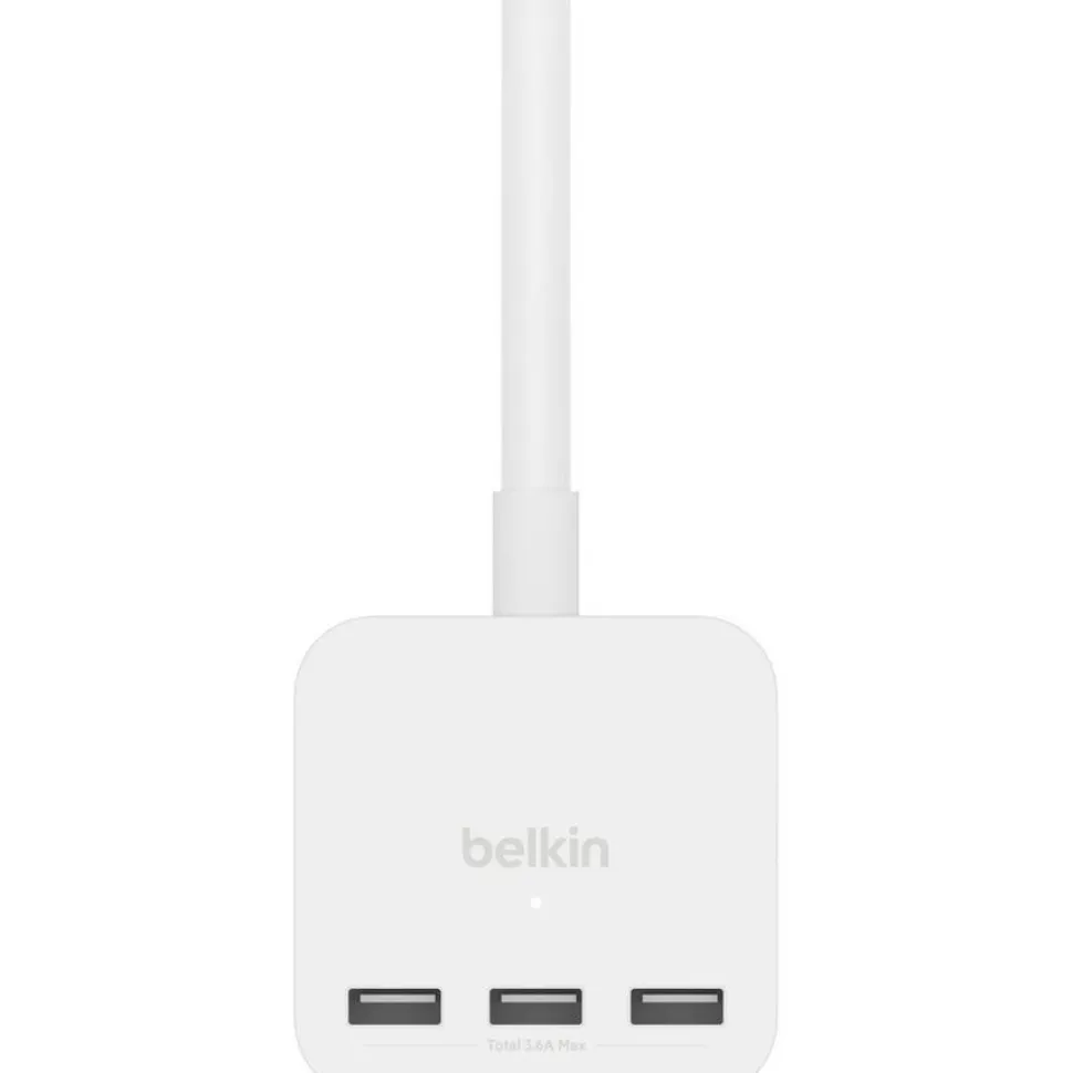 Belkin 3-Outlet Power Cube with 5-Foot Cord and USB-A Ports