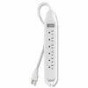 Belkin 6-Outlet Power Strip w/ On-Off Switch - 12ft Cord - Straight Plug - White