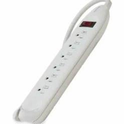 Belkin 6-Outlet Power Strip w/ On-Off Switch - 12ft Cord - Straight Plug - White