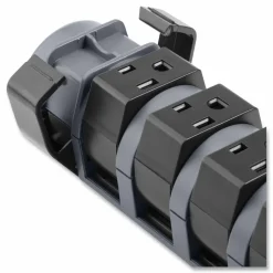 Belkin Pivot-Plug Surge Protector, 8 AC Outlets, 6' Cord, Gray