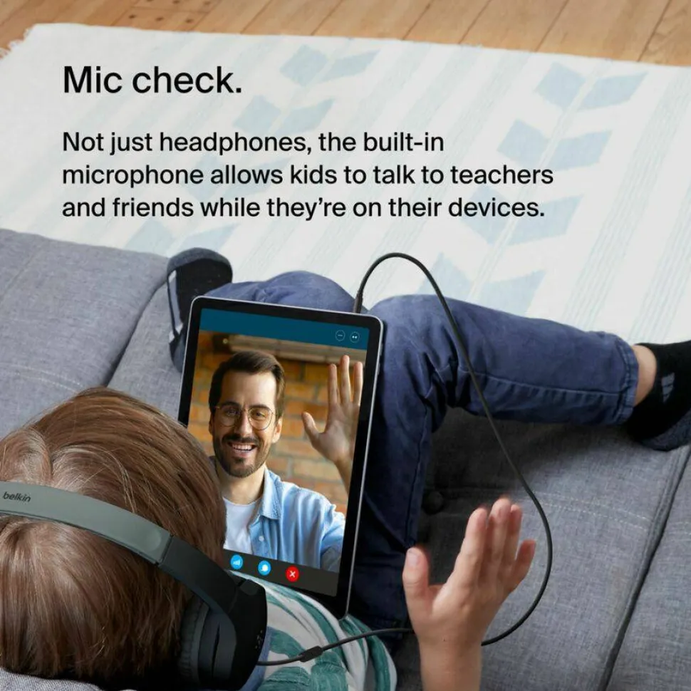 Belkin SOUNDFORM Mini Wired On-Ear Headphone for Kids