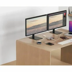 Belkin Thunderbolt 4 5-in-1 Multiport Core Hub - USB 4 - 40 Gbps - 96W - 4xTB4 USB-C, 1xUSB-A - Docking Station - Grey
