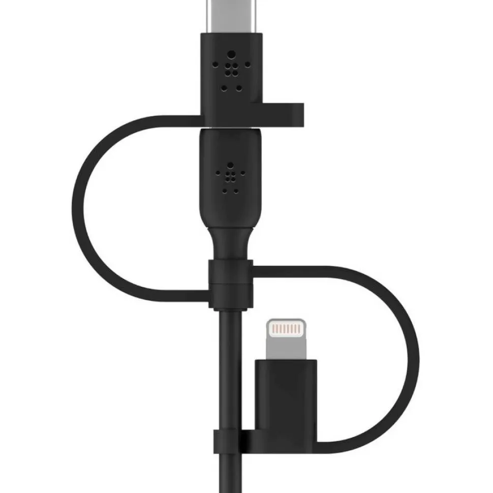 Belkin Universal Cable 15W (USB-A cable with USB-C, Micro-USB and Lightning connectors)