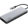 Belkin USB-C 6-in-1 Multiport Adapter, Laptop Docking Station, 4k HDMI, 100W Power Delivery