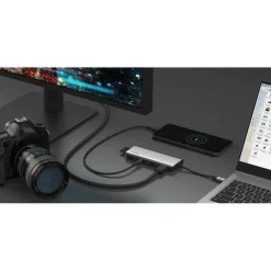 Belkin USB-C 7-in-1 Multiport Adapter, Laptop Docking Station, 2x USB-A 3.1 Gen 2, 4k HDMI 2.0, 100W Power Delivery 3.0