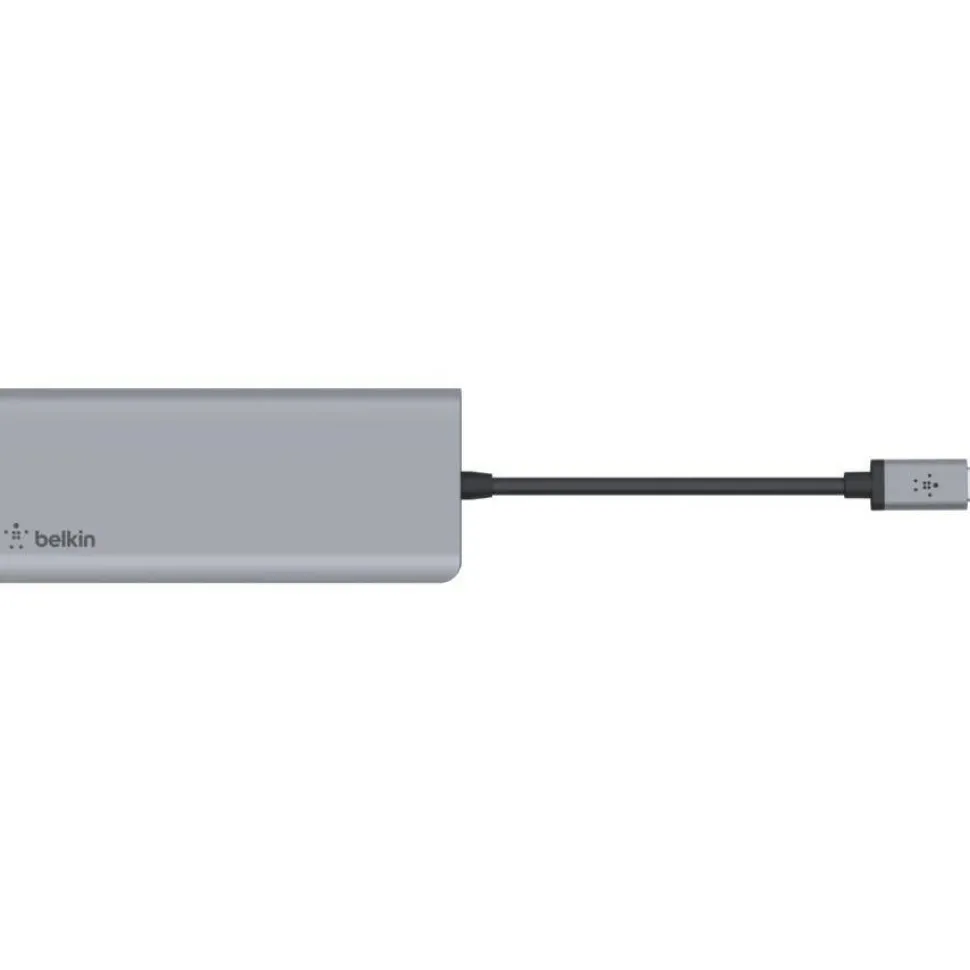 Belkin USB-C 7-in-1 Multiport Adapter, Laptop Docking Station, 2x USB-A 3.1 Gen 2, 4k HDMI 2.0, 100W Power Delivery 3.0