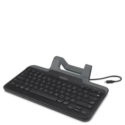 Belkin Wired Tablet Keyboard With Stand for iPad with Lightning Connector