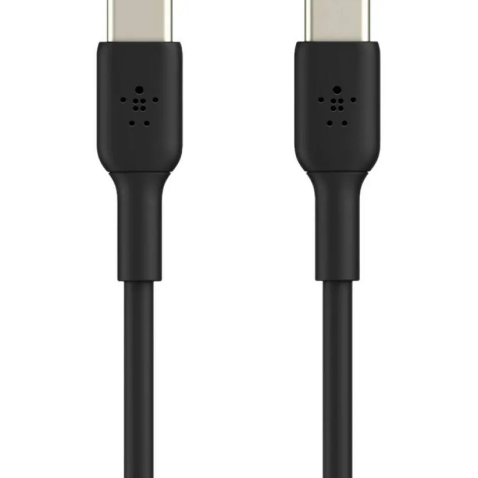 Belkin 60W USB-C to USB-C Cable - 480 Mbps - PVC - M/M - 1m/3.3ft - Black