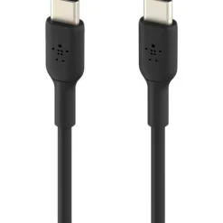 Belkin 60W USB-C to USB-C Cable - 480 Mbps - PVC - M/M - 1m/3.3ft - Black