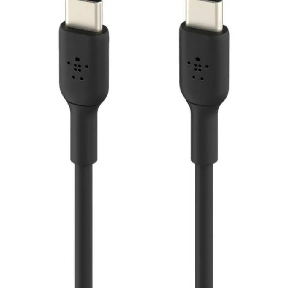 Belkin 60W USB-C to USB-C Cable - 480 Mbps - PVC - M/M - 1m/3.3ft - Black