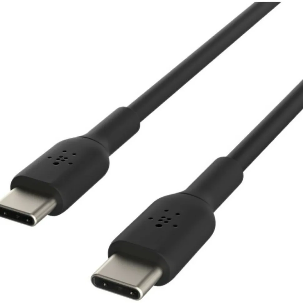 Belkin 60W USB-C to USB-C Cable - 480 Mbps - PVC - M/M - 1m/3.3ft - Black