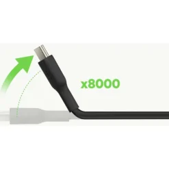 Belkin 60W USB-C to USB-C Cable - 480 Mbps - PVC - M/M - 1m/3.3ft - Black