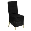 Bella Black Fabric Chiavari Chair Storage Cover