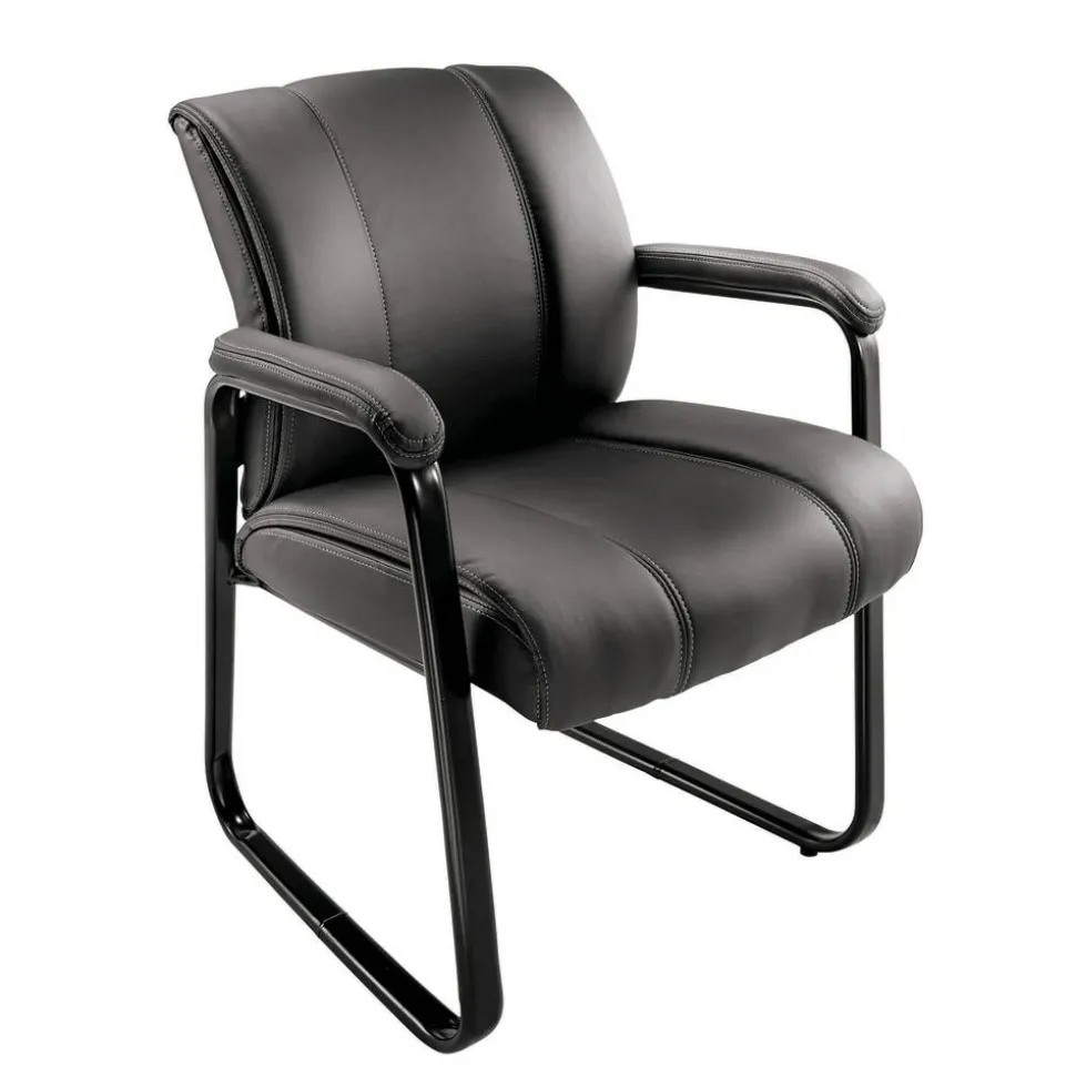 Bellanca Guest Chair, Black, BIFMA Compliant