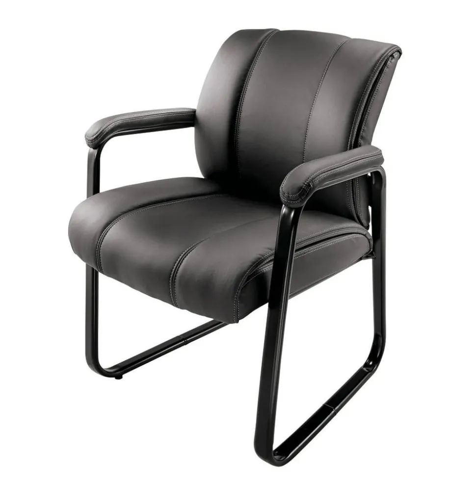 Bellanca Guest Chair, Black, BIFMA Compliant