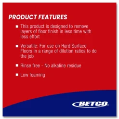 Betco Ax-It Plus No-Rinse Stripper