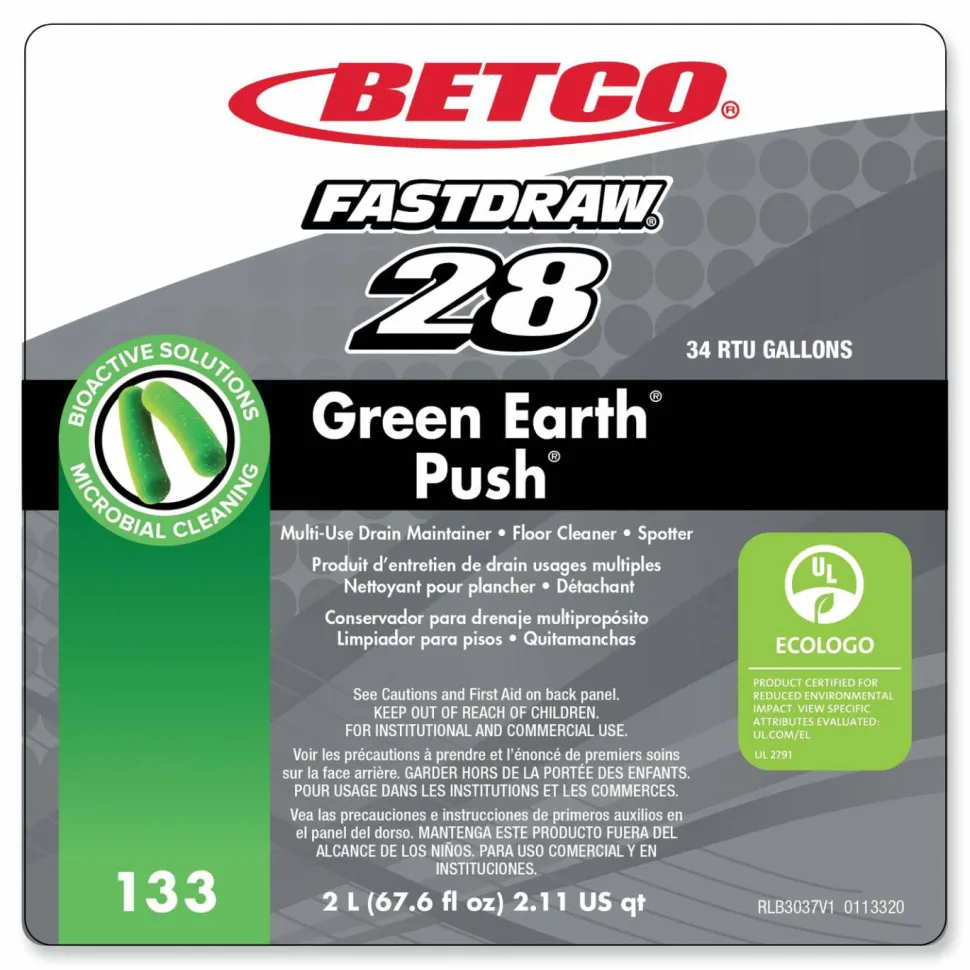 Betco BioActive Solutions FastDraw 28 Push Cleaner