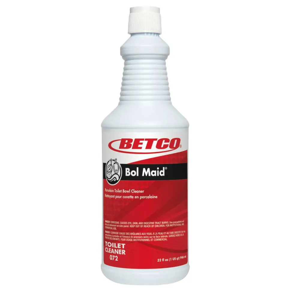 Betco Bol Maid Toilet Cleaner, Mint Scent, 32 Oz Bottle, Case Of 12