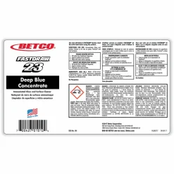 Betco Corporation Deep Blue Concentrate, 67.63 Oz Bottle, Case Of 4