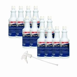 Betco Deep Blue Glass and Surface Cleaner, 32 oz Bottle, 12/Carton