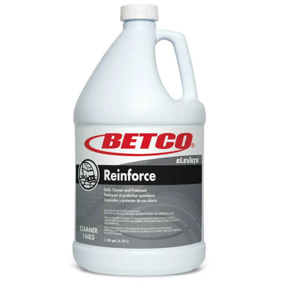 Betco Elevate Reinforce Cleaner, Citrus Scent, 128 Oz Bottle, Case Of 4