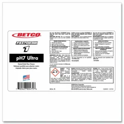 Betco FastDraw 1 pH7 Ultra Floor Cleaner