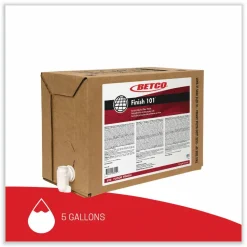 Betco Finish 101 Floor Finish, 5 gal Bag-in-Box