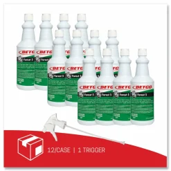 Betco Forest 5 Foaming Cleaner, Mint Scent, 32 oz Bottle, 12/Carton