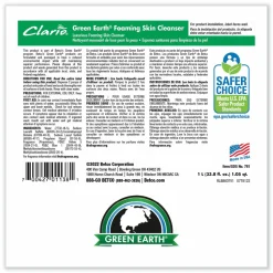 Betco Green Earth Foam Skin Soap Cleanser, Citrus Scent, 38 Oz, Carton Of 6 Refills