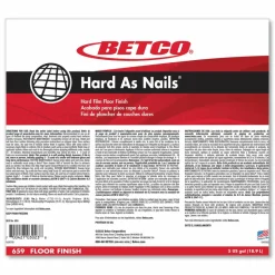 Betco Hard as Nails Floor Finish, 5 gal Bag-in-Box
