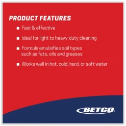 Betco Kitchen Degreaser, 1 gal Bottle, 4/Carton