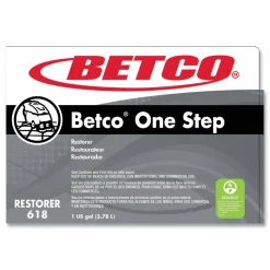 Betco One Step Restorer, Citrus Scent, 128 Oz Bottle, Case Of 4 Restorers