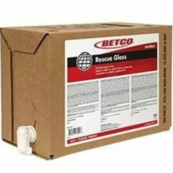Betco Rescue Gloss Multi-Surface Floor Finish, Unscented, 5 Gallon, Clear