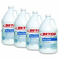 Betco SenTec Pure Linen Concentrate Odor Eliminator, Pure Linen, 128 oz Bottle, 4/Carton