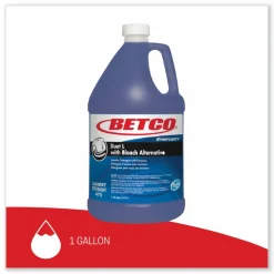 Betco Symplicity Duet L Detergent With Bleach Alternative, Fresh Scent, 128 Oz Bottle