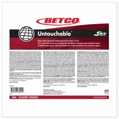 Betco Untouchable Floor Finish with SRT, 5 gal Bag-in-Box