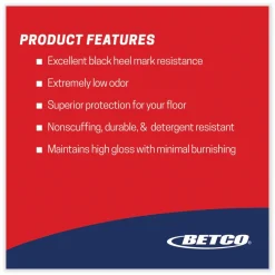 Betco Untouchable Floor Finish with SRT, 5 gal Bag-in-Box