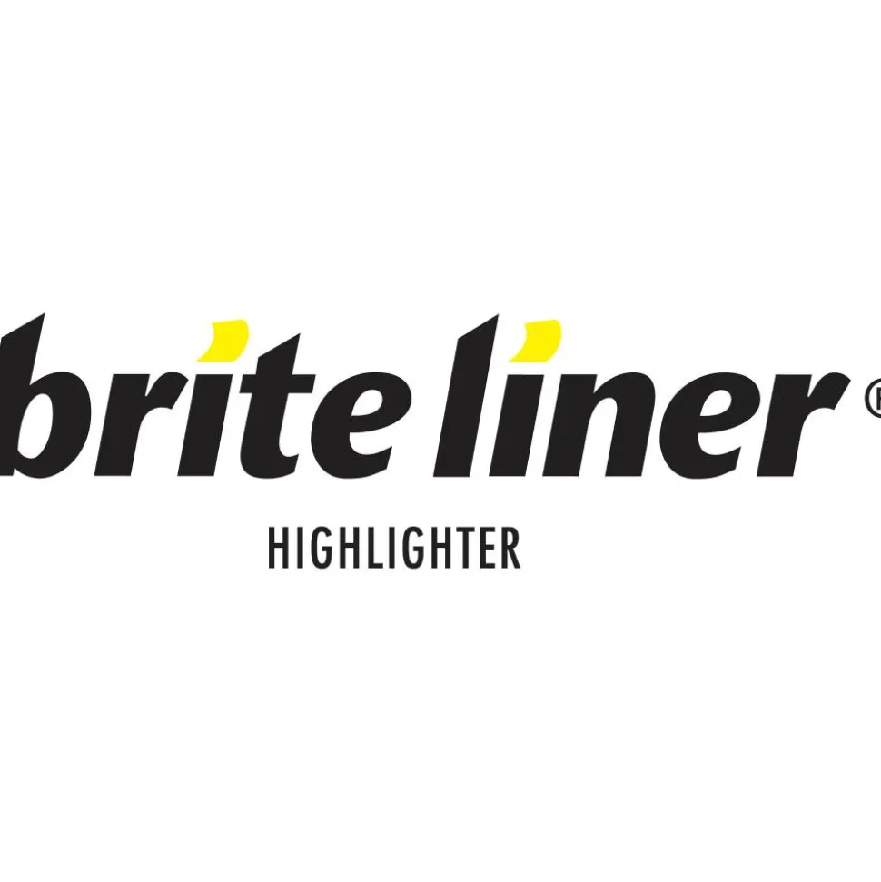 BIC Brite Liner Highlighters Pocket Style, Chisel Point, Assorted, 5-Pack