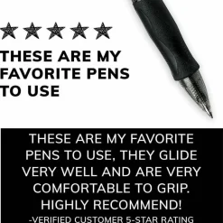 BIC Gelocity Original Long Lasting Retractable Gel Pens, Medium Point, 0.7 mm, Blue Barrel, Blue Ink, Pack Of 12