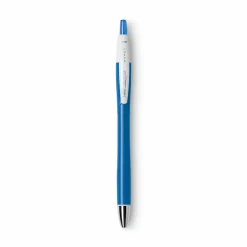 BIC Glide Exact Retractable Ballpoint Pens, Fine Point, 0.7 mm, Blue Barrel, Blue Ink, Pack Of 12 Pens