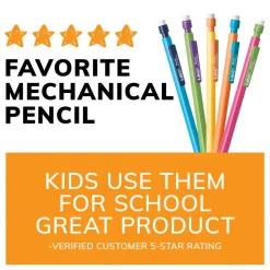 BIC Mechanical Pencils, Xtra Strong, 0.9 mm, Assorted Barrel Colors, Pack Of 24 Pencils