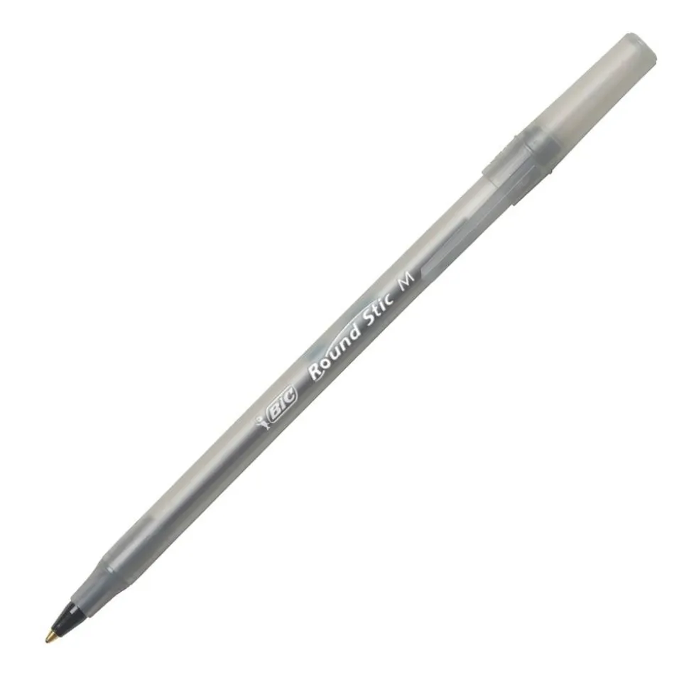 BIC Round Stic Xtra Life Ball Point Pen, Assorted