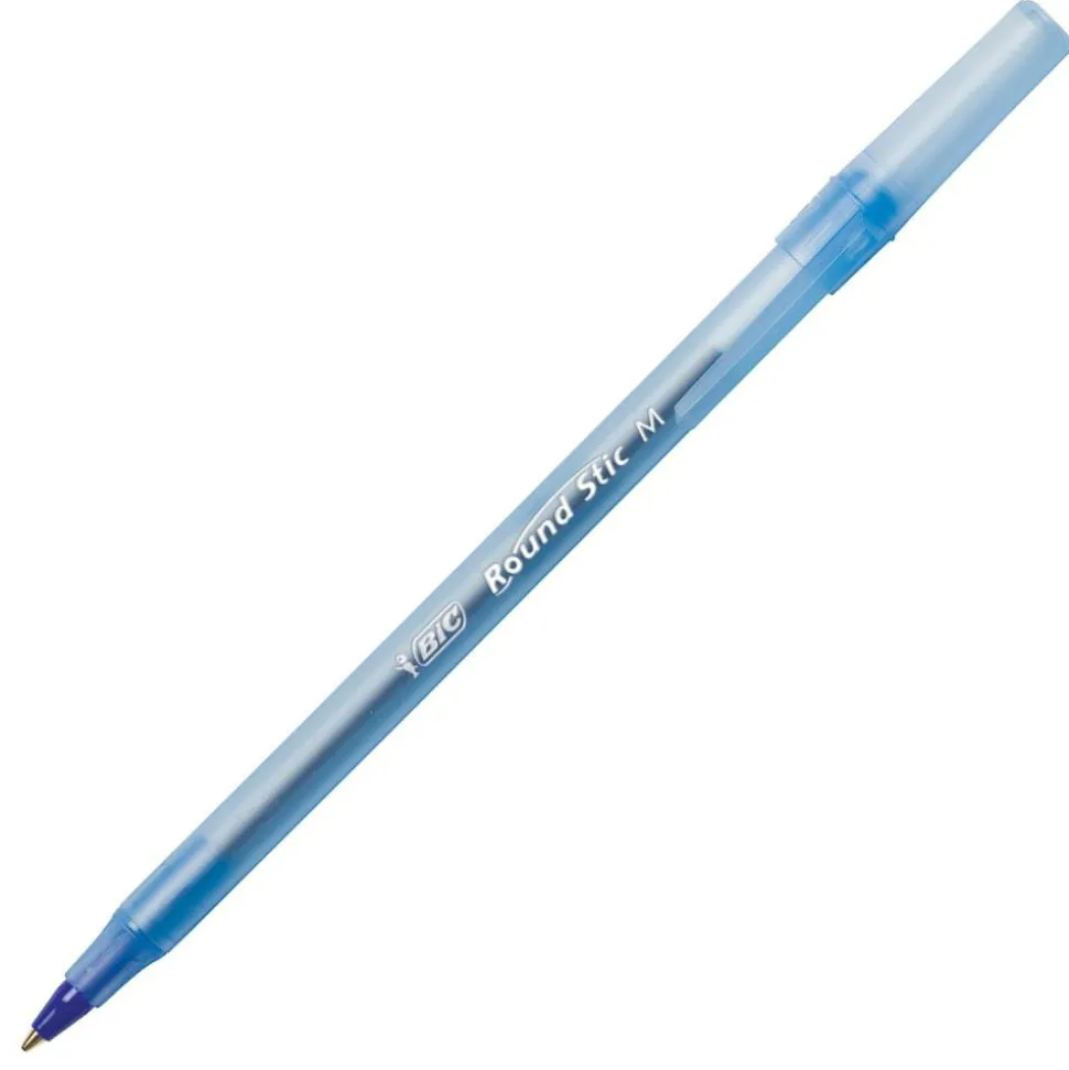 BIC Round Stic Xtra Life Ball Point Pen, Assorted