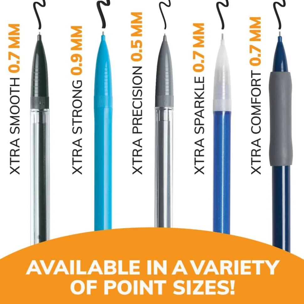 BIC Xtra Life Mechanical Pencils, 0.7 mm, #2 Lead, Clear Barrel, Pack Of 40 Pencils