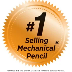 BIC Xtra Life Mechanical Pencils, 0.7 mm, #2 Lead, Clear Barrel, Pack Of 40 Pencils