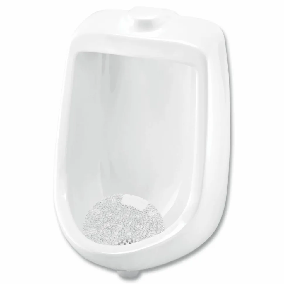 Big D Industries Diamond 3D Urinal Screen, Melon Mist Scent, Clear, 10/Pack, 6 Packs/Carton