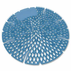 Big D Industries Diamond 3D Urinal Screen, Mountain Air Scent, Blue, 10/Pack, 6 Packs/Carton