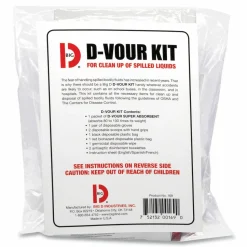 Big D Industries D'vour Clean-up Kit, Powder, All Inclusive Kit, 6/Carton