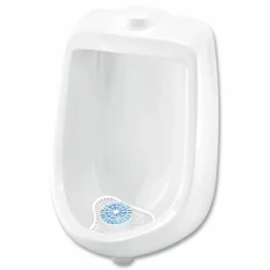 Big D Industries Extra Duty Urinal Screen with Non-Para Block, Evergreen with Enzymes Scent, White, Dozen