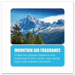 Big D Industries Metered Concentrated Room Deodorant, Mountain Air, 7 oz Aerosol Spray, 12/Carton